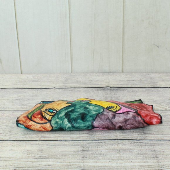 Adriana Bottary Multicolored Hand Painted Clutch Bag - Picture 4 of 11